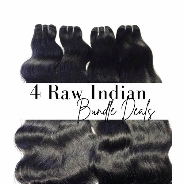 Raw Hair Extensions. Raw hair bundles