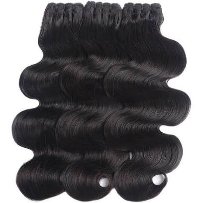 4 Luxe Virgin Bundles W/ closure