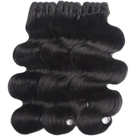 3 Luxe Virgin Bundles with 5x5 Closure