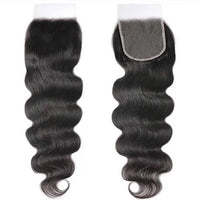 3 Luxe Virgin Bundles with 5x5 Closure