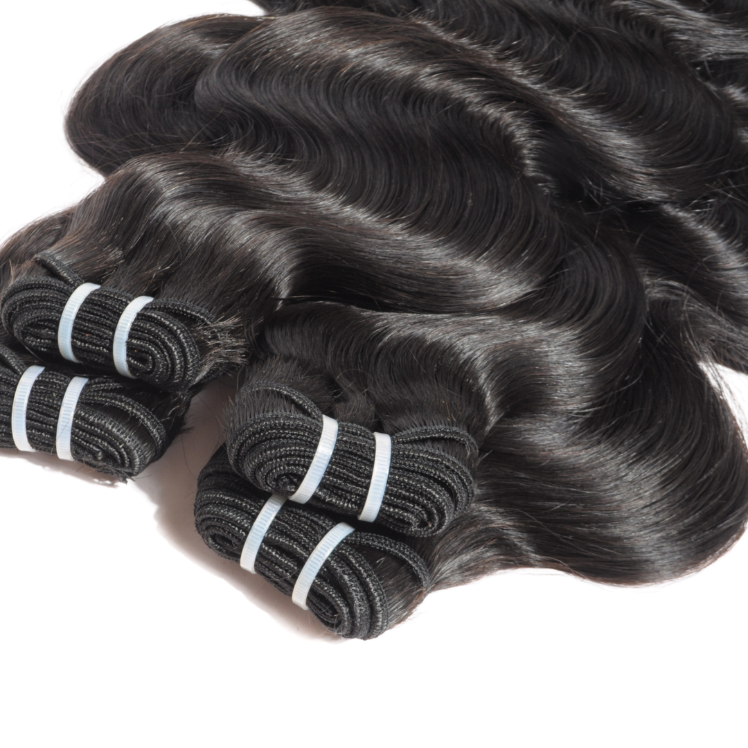 4 Luxe Virgin Bundles W/ closure