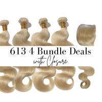 613 4 bundles with closure