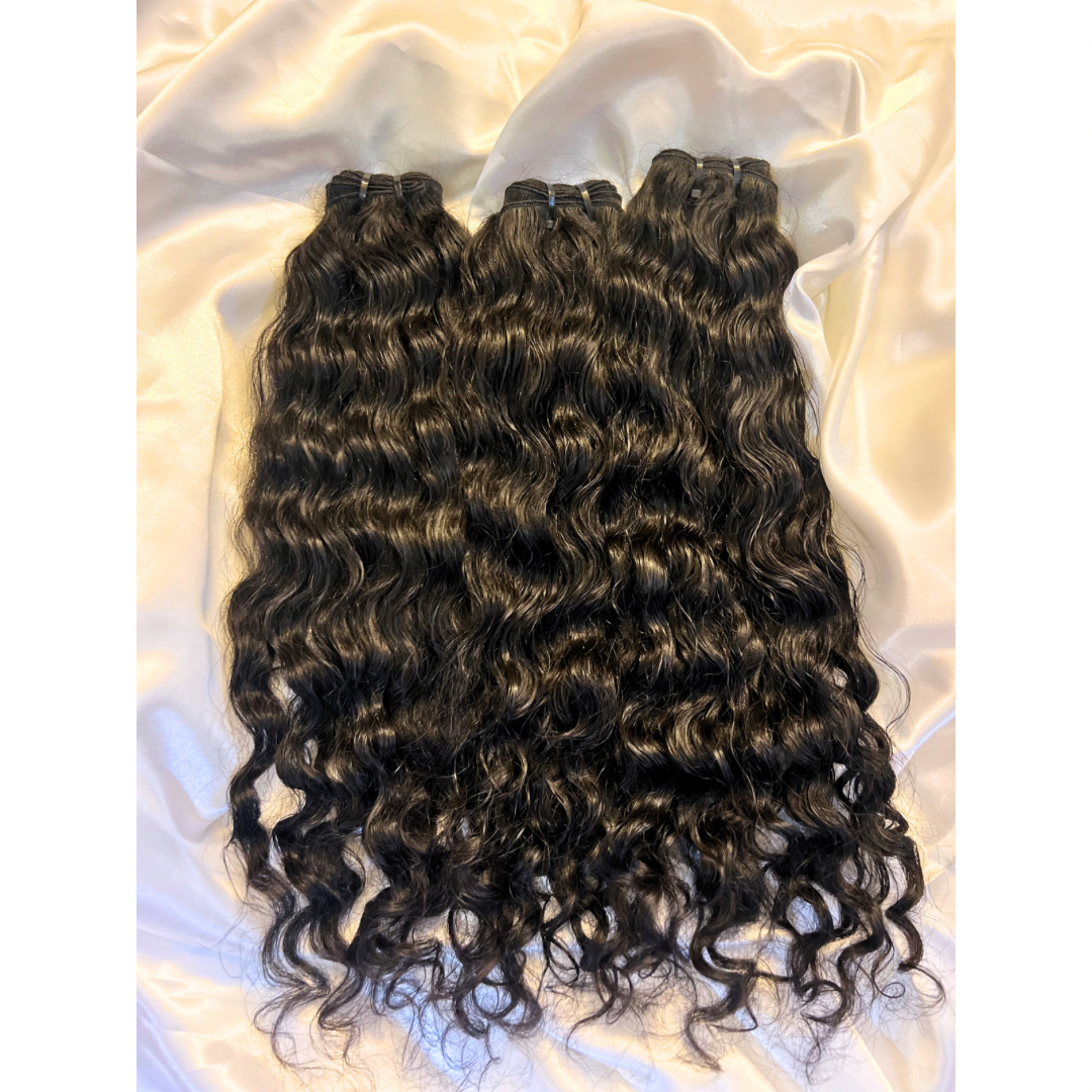 Raw curly hair extensions 