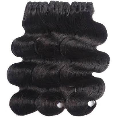 Body wave human hair extensions